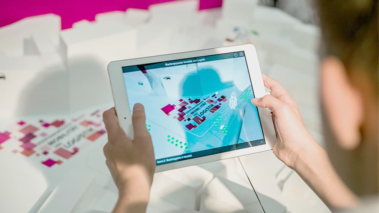 Anwendung während der Messe Anwendung während der Messe